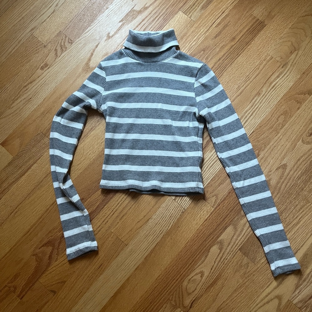 Turtleneck sweater Striped turtleneck